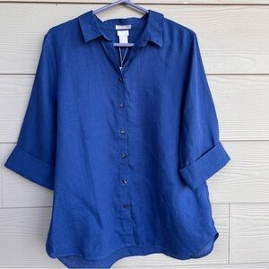 NWT Chico’s 100% No Iron Top